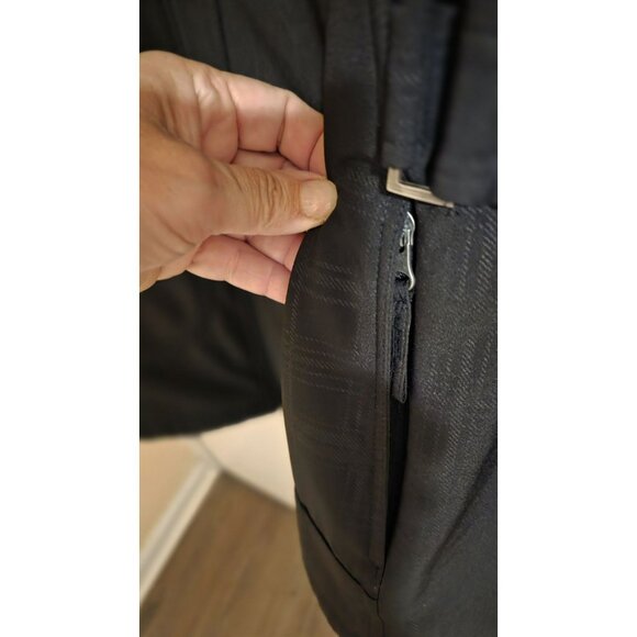 Free Country Jacket Womens 2X Black Faux Fur Lined Fall Winter Preppy Collared - Picture 5 of 11